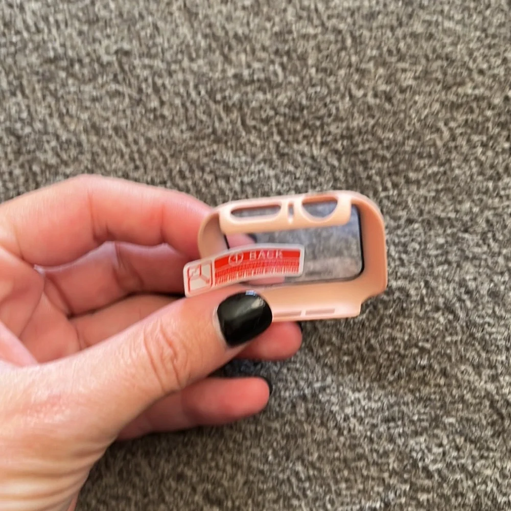 Apple Watch series 4 full screen and side protection. NWT peach color
